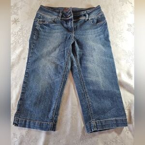 Hollywood Jeans Womens Vintage Y2K Capri Shorts SZ 4P